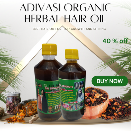 Adivasi organic herbal  hair oil